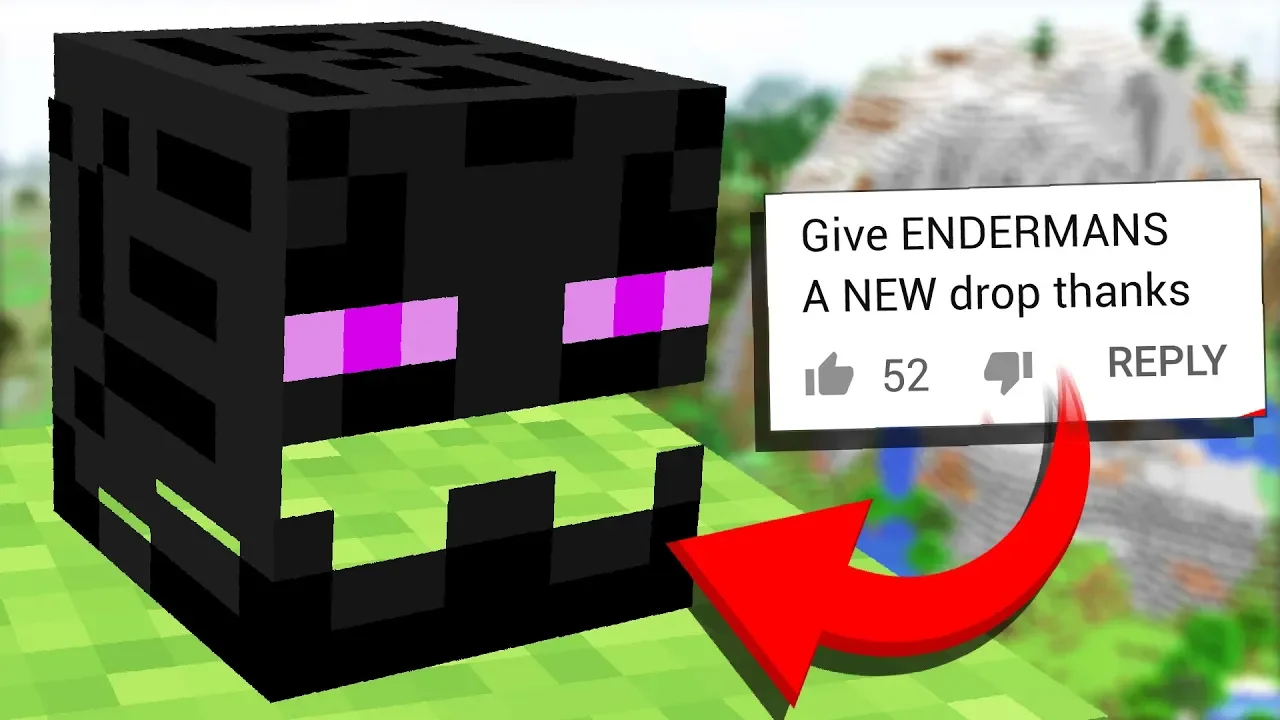 We made an Update to Minecraft ENDERMAN (Crafting Recipe Comments #11)