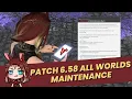 FFXIV Patch 6 58 All Worlds Maintenance May 6 2024