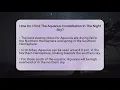 Download Lagu How Do I Find The Aquarius Constellation In The Night Sky? - Astronomy Made Simple