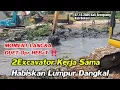 Lagu LANGKA Duet Beco Senior ‼️ 2Excavator Kerja Sama Habiskan Lumpur Dangkal #dedimulyadi  #kdm
