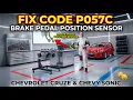 How to Fix Code P057C Brake Pedal Position Sensor Circuit Low on a Chevy Cruze Sonic