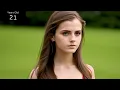 Ai Time Lapse inspired by the appearance of Emma Watson
