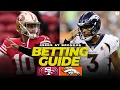 49ers at Broncos Betting FREE expert picks props NFL Week 3 CBS Sports