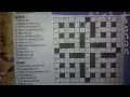How we play English crossword game