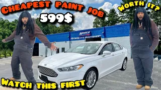 What To Expect From A 600 Maaco Paint Job