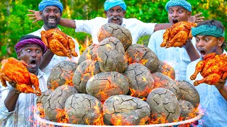 MUD CHICKEN | Whole Chicken Cooked in Covered Clay | Ancient Cooking Method | Village Chicken Recipe
