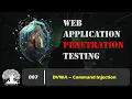 Command Injection Vulnerability Web Application Pen Testing GURUKULA