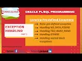 Oracle Tutorial For Beginners Exception Handling in Oracle - Part 2 Predefined Exception