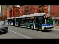 MTA NYCT Bus M101 Q32 SIM1C Routes via 10th Avenue 2022 NYC Half Marathon Detours