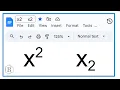 How to Quickly Add Superscripts and Subscripts in Google Docs