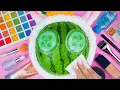 Download Lagu ASMR Skincare and Makeup on Watermelons 🍉 Soft Brushing \u0026 Tapping Sounds (No talking)