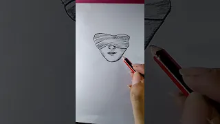 رسم تعبيري حزين 