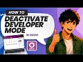 How to Deactivate Developer Mode in Odoo Easy Guide