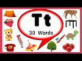Letter T words for start with letter Letter for words