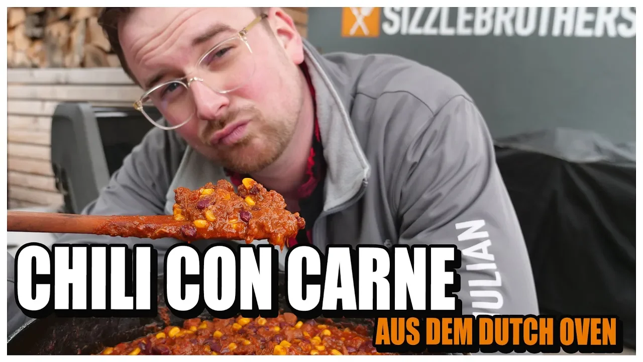 
          
          
          
            
            Chili Con Carne aus dem Dutch Oven! Einfach und lecker für jede Party - Sizzlebrothers
          
        . 