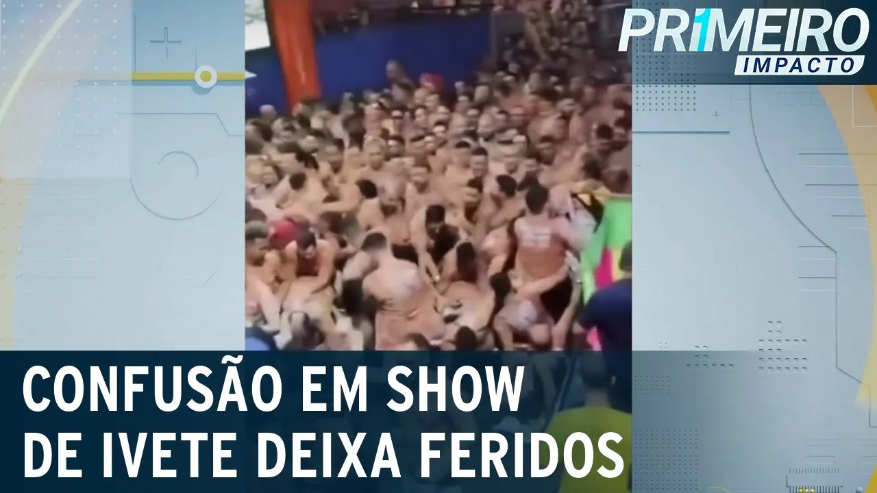 Confusão em bloco de Ivete Sangalo deixa foliões feridos | Primeiro Impacto (24/07/23)