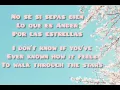 Contigo - Calibre 50 (English Lyrics)