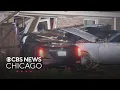 Car slams into house in Burbank Illinois