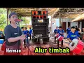 Alur timbak versi dangdut jalanan Della Musik cover Herman 