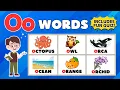 Letter O Words for Kids Learn Fun Words That Start with O
