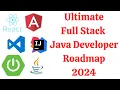 Ultimate Roadmap for Full Stack Java Developer How to Become a Full Stack Java Developer in 2025