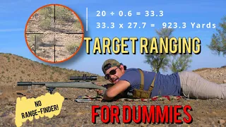 Ranging A Target With Just Your Scope 2025