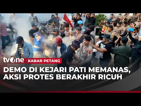 Aksi Unjuk Rasa di Pati Berujung Ricuh
