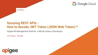 Securing REST APIs - How to decode JWT Token JSON Web Token