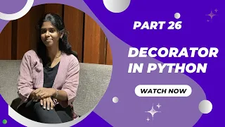 Python Tutorial Part 26 Decorators in Python
