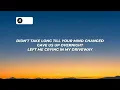 Jordana Bryant - Too Little Too Late (Lyrics)
