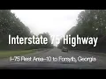 Drive With Me I75 - Rest Area 10 to Forsyth Georgia