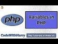Php Variables PHP Tutorial