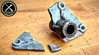 Cracked Datsun Wiper Bracket - Aluminium Laser Welding