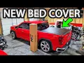 New Rough Country Roll Up Low Profile Bed Cover Installed 2019-Up Sierra and Silverado