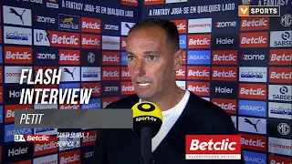I Liga (#9) | Santa Clara 1-2 Benfica: Flash Interview Petit