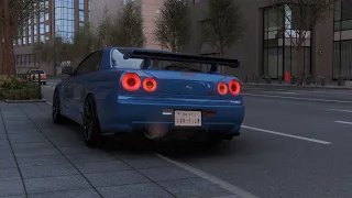 Forza Horizon 6 - Nissan Skyline R34 ENDLESS Highway Run | RTX 5070 Gameplay