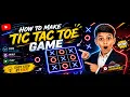 How to make tic tac toe game with claude