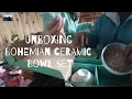 Unboxing Bohemian Bowl Ceramic Set #online #shopping #onlineshopping #shopee #bohemian 