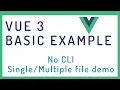 How to Create a Basic Application with Vue 3 Vue basics - Hello World