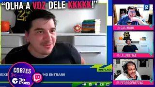 CASIMIRO E CERTEZAS REAGEM AO DIA EM QUE O LUISINHO ACORDOU ATRASADO PRO DE PLACA!-Cortes TNT Sports