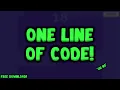 Making a game using just ONE LINE OF CODE