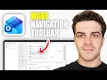 How to Move Outlook Navigation Toolbar From Side to Bottom 2026 Guide
