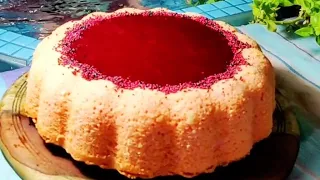 کیک ژله ای با طعم آلبالو   یه ترفند ساده و خاص   قصه خوشمزه ها دندنها