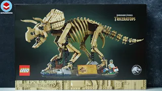 LEGO Jurassic World 77985 Dinosaur Fossils : Triceratops - LEGO Speed Build Review