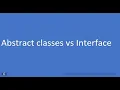 Interface in Java Urdu Interfaces vs Abstract Classes