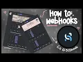 How to create Webhooks reaction roles using Discohook discord tutorial