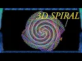 How to draw 3d Spiral using Python