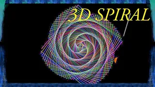 How to draw 3d Spiral using Python