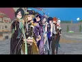 Download Lagu All my People but it's a Tall Woman of every Element Genshin Impact MMD 