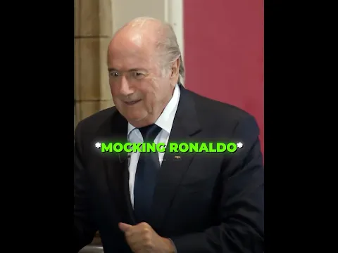 When Ronaldo Silenced FIFA President 😳💀